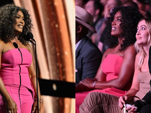 Angela Bassett Puts Regal Spin on Strapless Pink Top With Flowing Train for Disney Legends Awards at D23 Celebrations