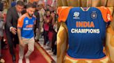 Indian Team Wears A New 'Champions' Jersey To Meet PM Narendra Modi; Video Goes Viral