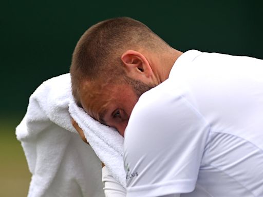 Dan Evans exits Wimbledon with frustration at ‘powers that be in fancy jackets’
