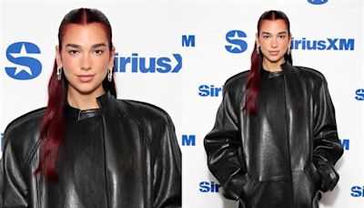 Dua Lipa Channels ‘The Matrix’ in Oversize Leather Coat and Statement Shoulders for SiriusXM, Talks New ‘Radical Optimism’ Album