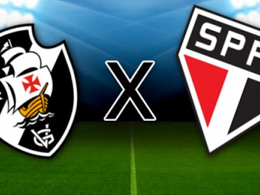 Vasco x São Paulo no Brasileirão: onde assistir ao vivo, horário e escalação das equipes