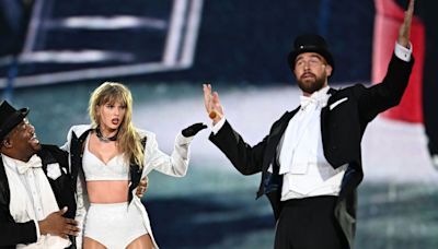 Travis Kelce Was Terrified He'd Drop Taylor Swift During His On-Stage Cameo