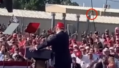 Man Shot at Rally Recorded Video of Person on Roof