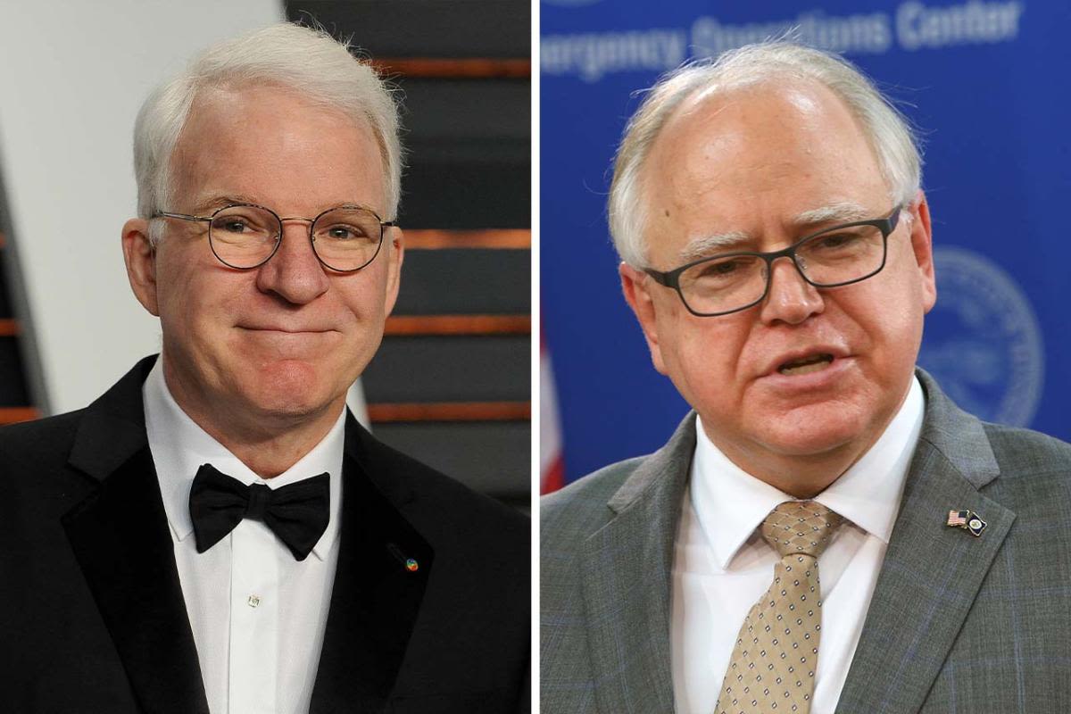 Steve Martin jokes about Tim Walz resemblance amid calls for him to impersonate the politician on 'Saturday Night Live'