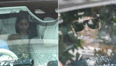 Shah Rukh Khan, Karan Johar And Suhana Visit Ritesh Sidhwani's House After His Mother's Death