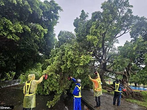 凱米颱風遠離 新北市府加速河濱公園各項設施復原