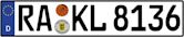 Vehicle registration plates of Germany