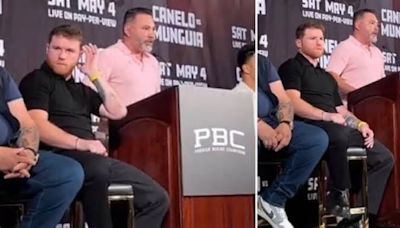 Óscar de la Hoya reventó al Canelo Álvarez luego de que lo ignoró: 'La conferencia fue tan aburrida como sus peleas'