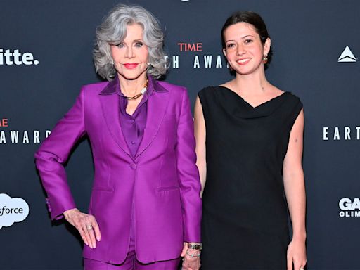 Jane Fonda, una orgullosa abuela en la alfombra roja junto a su nieta Viva Vadim