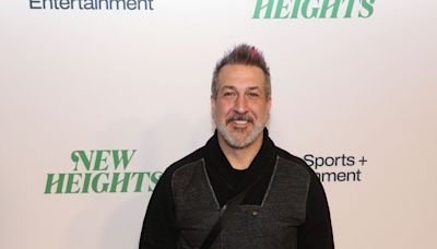 Joey Fatone is wearing 'a lot of pink on stage' at the moment