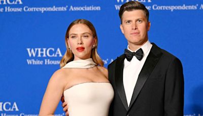 Colin Jost Forced to Make Cringe Joke About Wife Scarlett Johansson on 'Weekend Update'