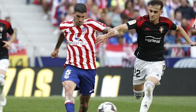 Los posibles onces del Atlético de Madrid-Osasuna