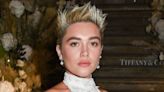 Florence Pugh Goes Bold Once Again in Sheer Lace and Floral Dress