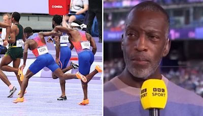 Michael Johnson blasts 'laughable' Team USA after men's 4x100m team disqualified