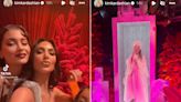 The Kardashian-Jenner family gave followers an inside look at their family Christmas Eve party where red trees lined rooms and Sia performed for guests
