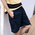 OB嚴選-防潑水設計腰頭素色休閒短褲