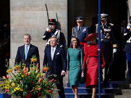 Guillermo y Máxima de Holanda reciben a los Reyes en su visita de Estado a los Países Bajos