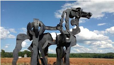 Iconic Iron Horse sculpture will be removed for extensive restoration this summer