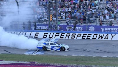 John Hunter Nemechek Scores Xfinity Win At Steamy Nashville