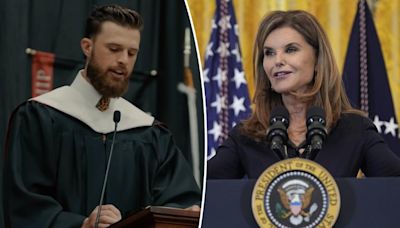 Maria Shriver reacts to Chiefs kicker Harrison Butker’s ‘demeaning’ commencement speech