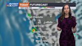 Saturday Forecast: Isolated afternoon storms with hot conditions