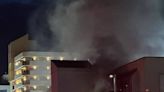 Myrtle Beach, SC, resort on Ocean Boulevard catches fire Tuesday. Hotel is evacuated