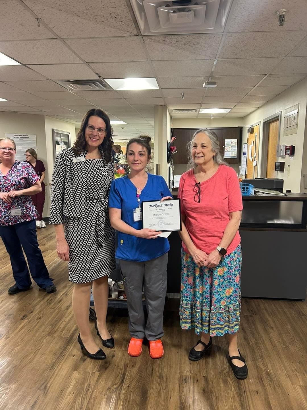 Wellspring Lutheran Services employee in Monroe earns caregiver award