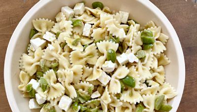 Turning the dirty martini into the perfect pasta salad