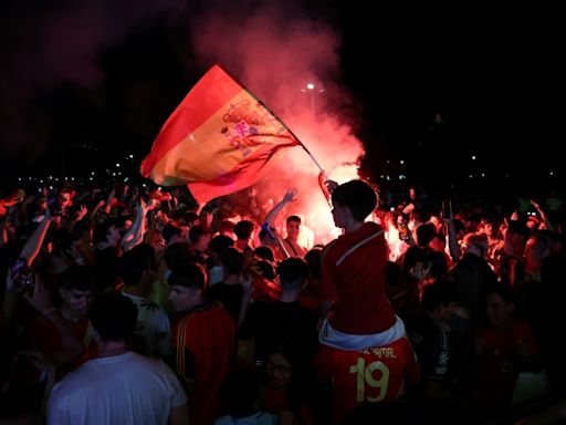 "Somos los mejores": los españoles celebran el pase a la final de la Euro