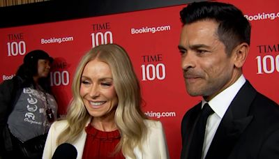 Mark Consuelos Calls Kelly Ripa An ‘Icon’ While Gushing Over Her At Time 100 Gala: ‘I’m So Proud’ | Access