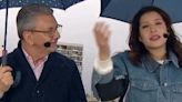 A María José Quintanilla la enviaron a trabajar bajo la lluvia y no se la dejó pasar a su jefe en vivo: “Fue idea de él...”