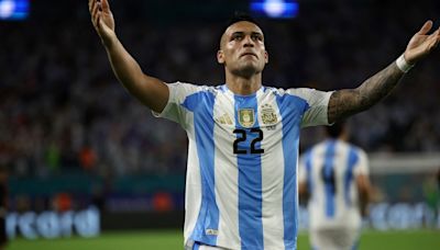 Lautaro Martínez: golazos ante Perú, killer de la Copa América y abrazo con Messi