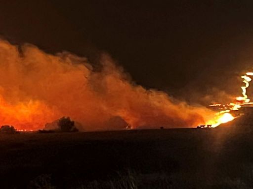 Largest active wildfire in the US burns in Oregon, forcing evacuations and creating its own weather