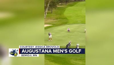 Augustana freshman wins first college tournament he plays in