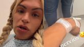 Wendy Guevara va a dar hasta el hospital por fuertes dolores abdominales