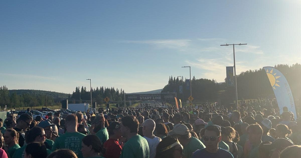 Midnight Sun Run sees thousands take the streets of Fairbanks for 10K