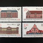 二手 1987年東德早期郵局郵票新4全原膠全新上品 郵票 紀念票 信銷【天下錢莊】577