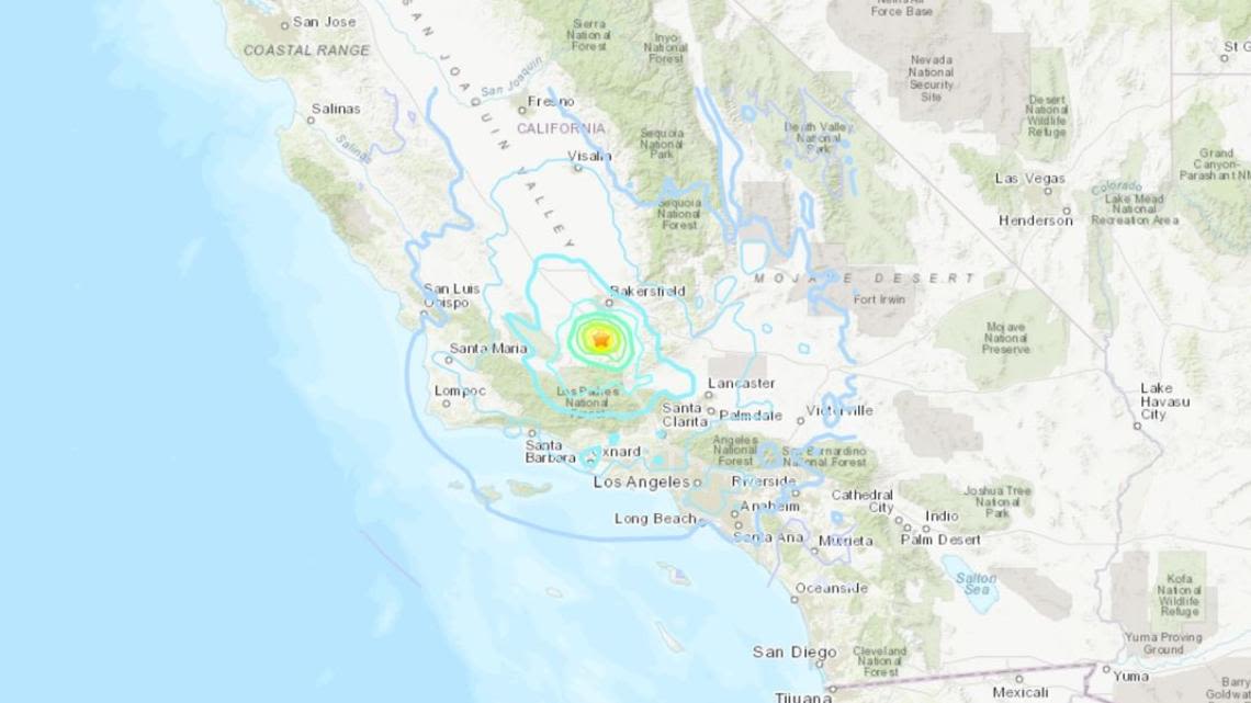 Magnitude 5.2 earthquake hits near Bakersfield, rattles Southern California