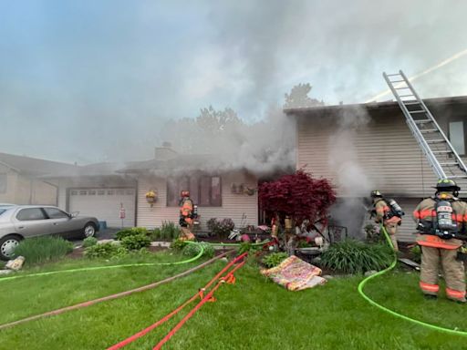 Fire in basement laundry room causes damage to all floors of Rockford home