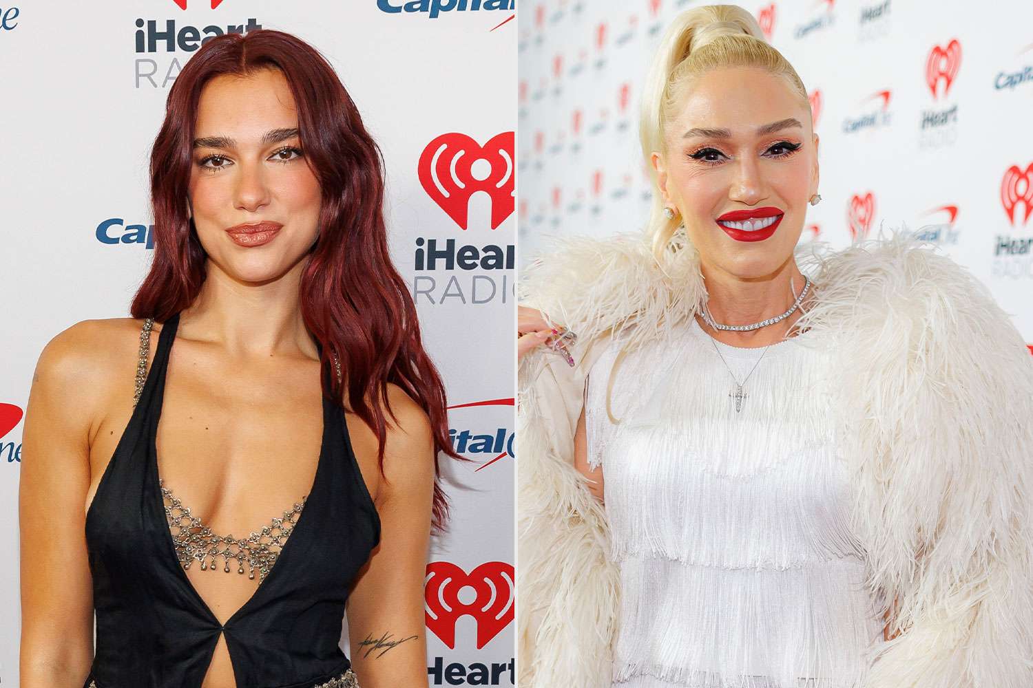 Gwen Stefani Calls Dua Lipa the ‘Prettiest Girl in the World’ as They Pose for Selfies at iHeart Music Festival