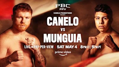 A qué hora y dónde ver en vivo la pelea de Canelo vs Munguía