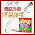 [星星水族]OTTO 奧圖 兩棲爬蟲 保溫 【陶瓷燈泡】遠紅外線 陶瓷加熱器 (L) 加溫燈 保暖 無光