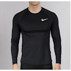 【NIKE】~AS M NP TOP LS SLIM 長袖緊身衣 緊身圓領衫 排汗衫 訓練 BV5595-010 黑