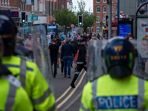 Ten people arrested after protests in Stoke-on-Trent turn violent | ITV News