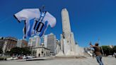 Cidade natal de Messi exibe camisa gigante à espera da final da Copa do Mundo