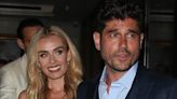 Katherine Jenkins puts on leggy display in minidress at birthday bash