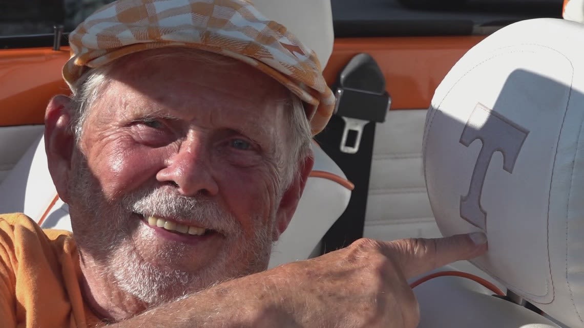 82-year-old Vols fan captures eyes of Big Orange Nation by dancing after College World Series win