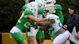 Spring Ball Takeaways: New trio of scholarship players absent for Ducks’ 6th spring practice