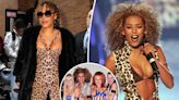 Mel B channels Scary Spice in series of leopard-printed outfits on book tour