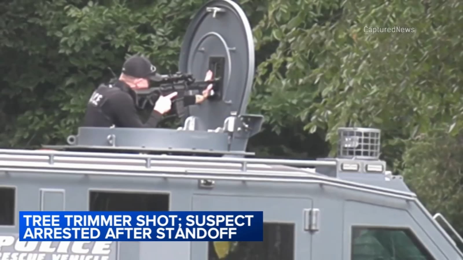 Residents react after man allegedly shoots tree trimmer over noise, leading to standoff | Video